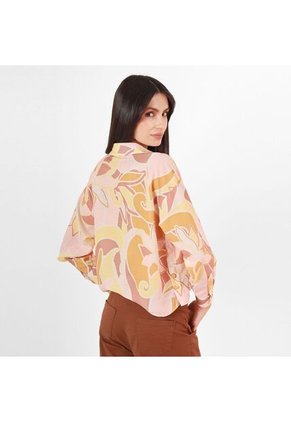 Camisa Cuello Camisero Manga Larga