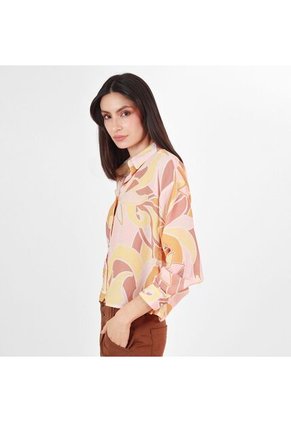 Camisa Cuello Camisero Manga Larga