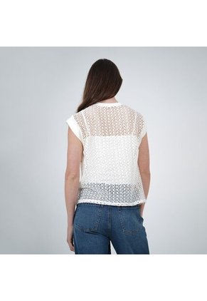 Sweater Cuello Redondo Manga Corta