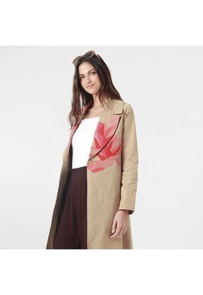 Chaqueta Cuello Solapa Manga Larga