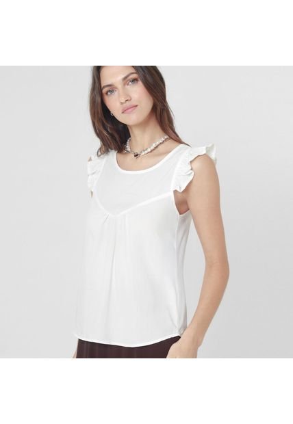 Blusa Cuello Redondo Manga Corta