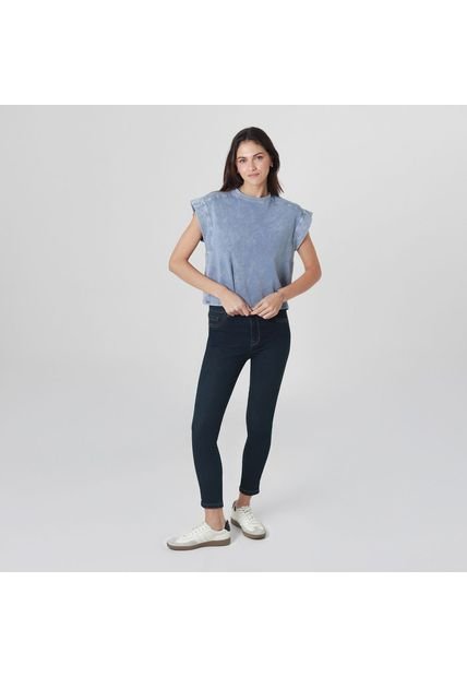 Jean Tiro Medio Bota Skinny