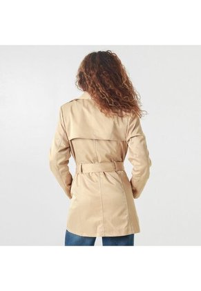 Chaqueta Tipo Gabardina Manga Larga Cuello Sport