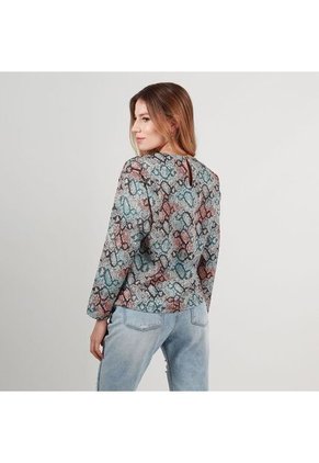 Blusa Cuello Redondo Manga Larga