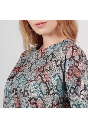 Blusa Cuello Redondo Manga Larga