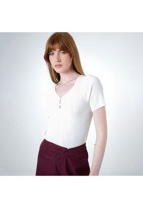 Sweater Cuello Redondo Manga Corta