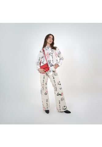 Pantalon Tiro Alto Bota Recta FDS