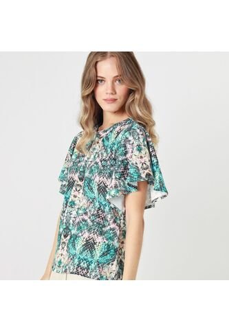 Blusa Cuello Redondo Manga Corta FDS