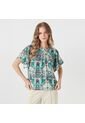 Blusa Cuello Redondo Manga Corta de FDS