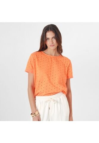 Blusa Cuello Redondo Manga Corta FDS