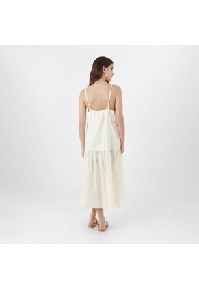 Vestido Ojalillo Manga En Tiras