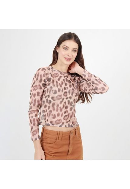 Camiseta Cuello Redondo Manga Larga
