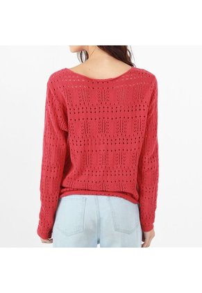 Sweater Cuello V Manga Larga