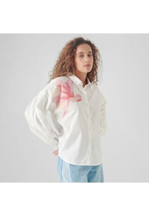 Camisa Cuello Camisero Manga Larga