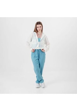 Chaqueta Cuello Redondo Manga Larga