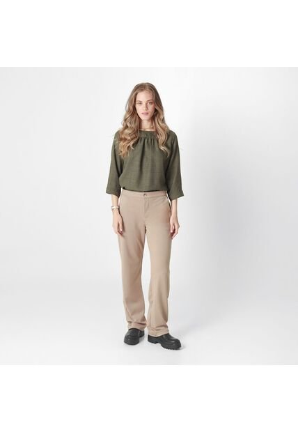 Pantalon Tiro Medio Bota Recta