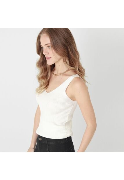 Sweater Cuello V Manga Sisa