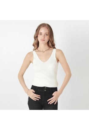 Sweater Cuello V Manga Sisa