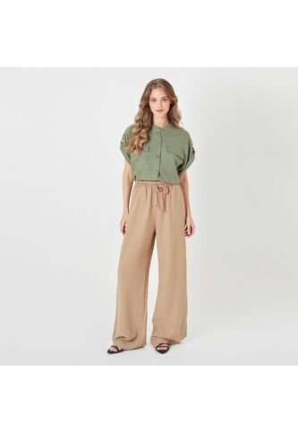 Pantalon Tiro Alto Bota Recta FDS