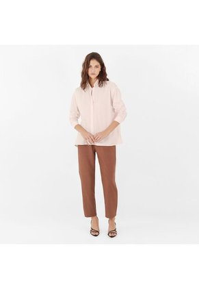 Camisa Cuello Camisero Manga Larga