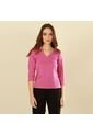 Blusa Cuello V Manga 3/4 de FDS