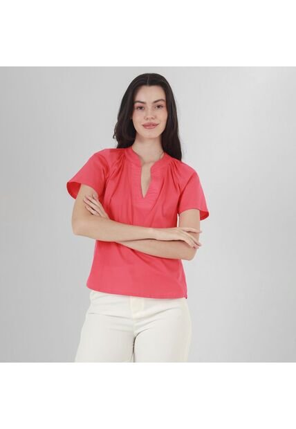 Blusa Cuello Neru Manga Corta