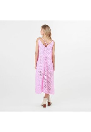 Vestido Cuello V Manga Sisa