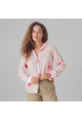 Camisa Cuello Camisero Manga Larga