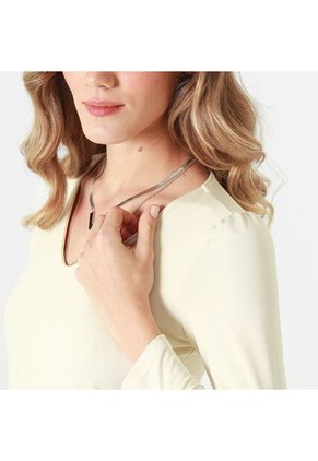 Camiseta Cuello V Manga Larga