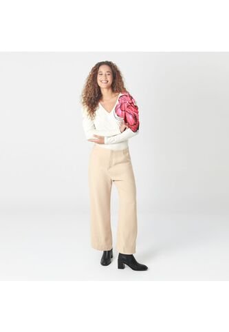 Pantalon Tiro Alto Bota Recto FDS