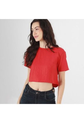 Blusa Cuello Redondo Manga Corta