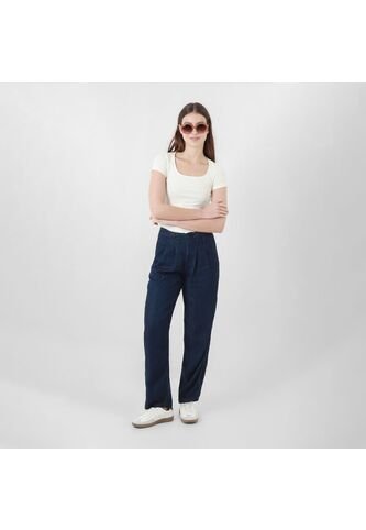 Pantalon Tiro Alto Bota Recta FDS