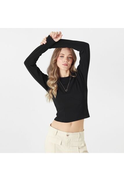 Camiseta Cuello Alto Manga Larga