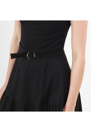 Vestido Cuello Redondo Manga Corta