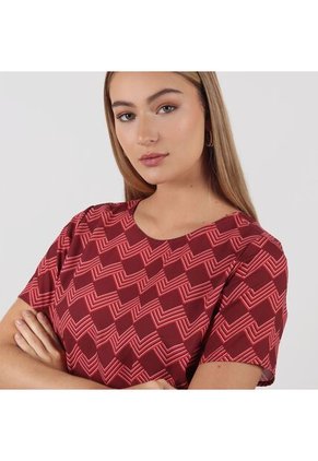 Blusa Cuello Redondo Manga Corta