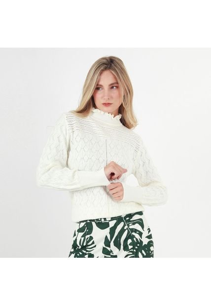 Sweater Cuello Alto Manga Larga