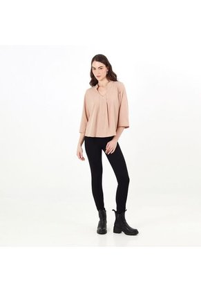 Blusa Cuello V Neru Manga 3Cuartos