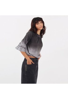 Blusa Cuello Redondo Manga 3cuartos