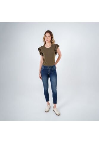 Jean Tiro Alto Bota Recta FDS