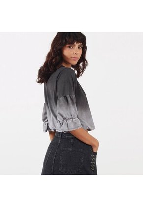 Blusa Cuello Redondo Manga 3cuartos