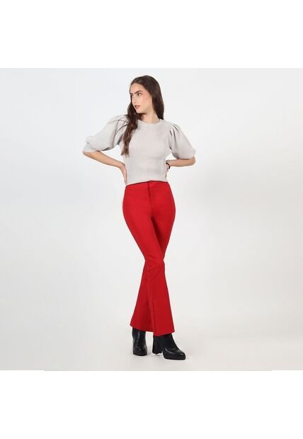 Pantalon Tiro Alto Bota Flare