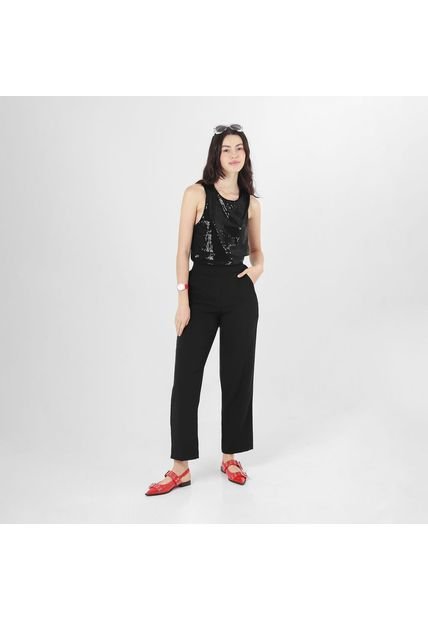 Pantalon Tiro Medio Bota Recta