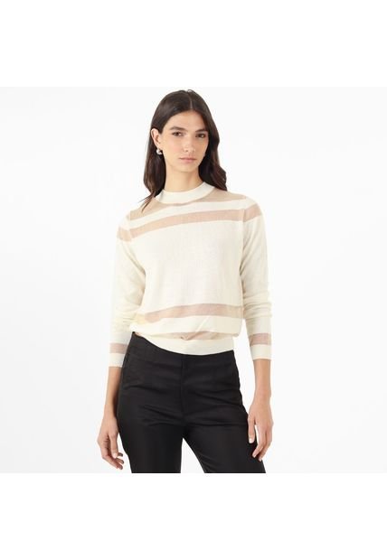 Sweater Cuello Redondo Manga Larga