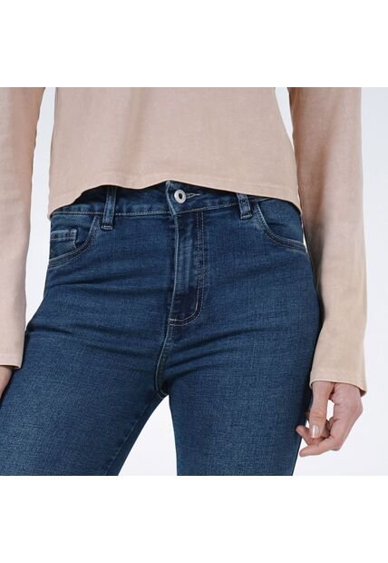 Jean Illusion Tiro Alto Bota Recta