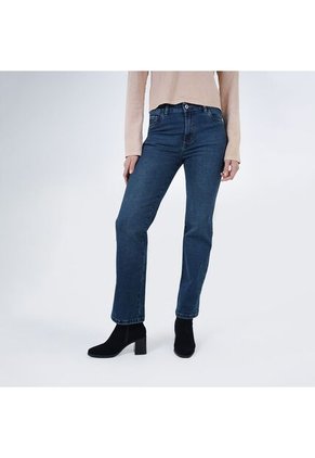 Jean Illusion Tiro Alto Bota Recta