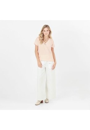 Blusa Cuello V Manga Corta