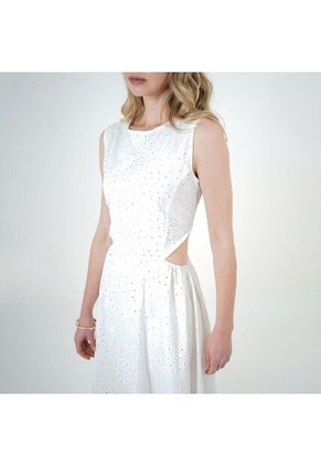 Vestido Ojalillo Largo Elegante