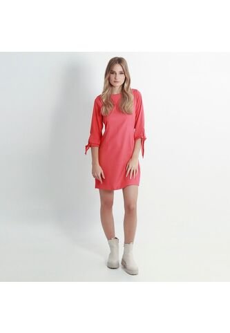 Vestido Cuello Redondo Manga 3cuartos FDS