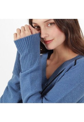 Sweater Cuello V Manga Larga