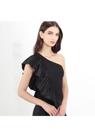 Blusa Cuello Asimetrico Manga Sisa FDS